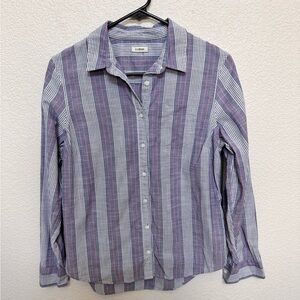 L.L. Bean Striped Button Up Women’s S
